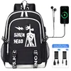 Siren head monster Children Backpack Hot Cartoon Boy Girl Student School Bags Teenager USB Charging Laptop Book Bag Mochila 5