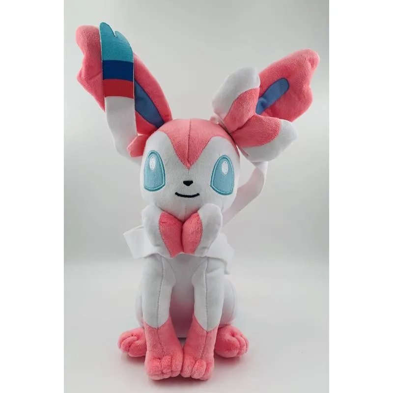 30cm Size Pokemon Sylveon Nymphali Eevee Plush Doll Model Toy 23cm new sword shield pokemon grookey plush doll model toys anime figure monkey stuffed collection toy birthday gifts for kids