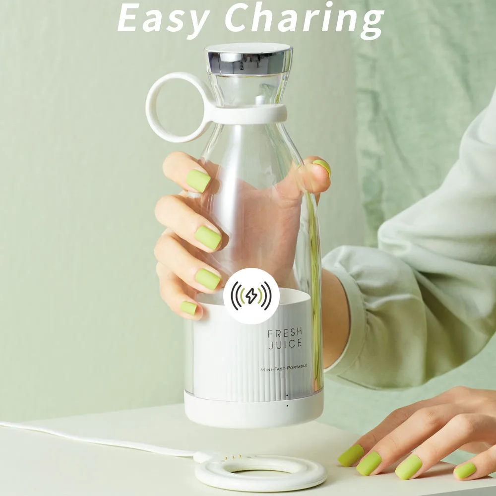 Fruit Juicer Juice Blender Juice Maker Blender Portable Blender Juicer 350ML Mixeur Wireless Rechargeable Mini USB Juicer Cup Fruit Mixer Travel Bottle Smoothie Extractor