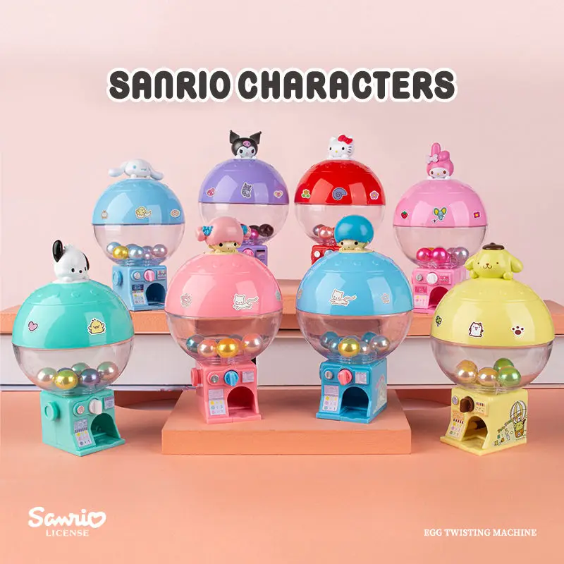 Sanrio New Hello Kitty Little Twin Stars Cartoon Animation Periferiche Mini Gashapon Machine Gashapon Claw Machine Regalo Genuino