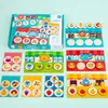 Wooden Montessori Sorting Matching Toys Animal Shop Sorting Memory Board Game  Children Early Learning Education Interactive Toy 2