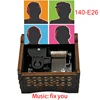 Music Box Fix You 18 Note Wind Up Mechanical Box Wooden Cute Gift for Band Fans Friends Birthday Home Office Christmas Ornament 2