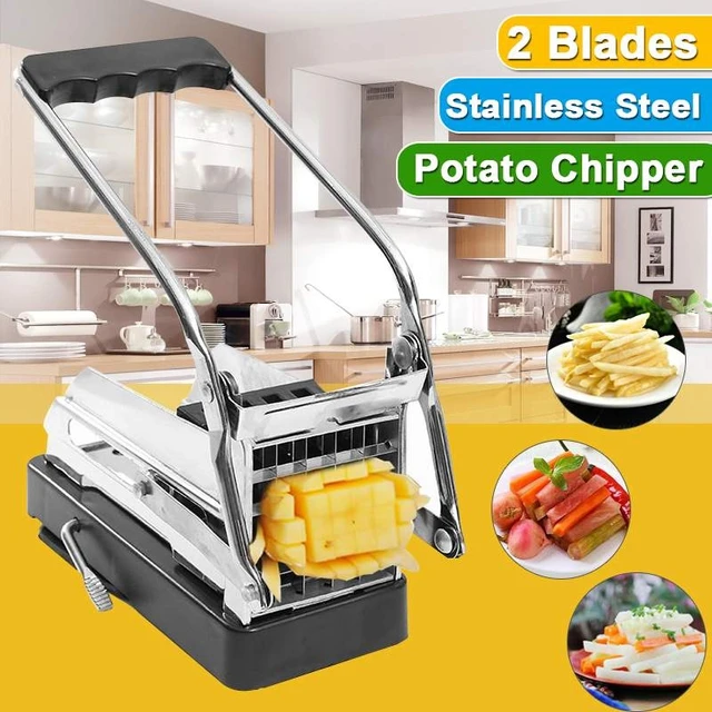 Machine Cut Manual Potato Chip  Kitchen Gadgets Potato Chipper - Cutter  Potato - Aliexpress