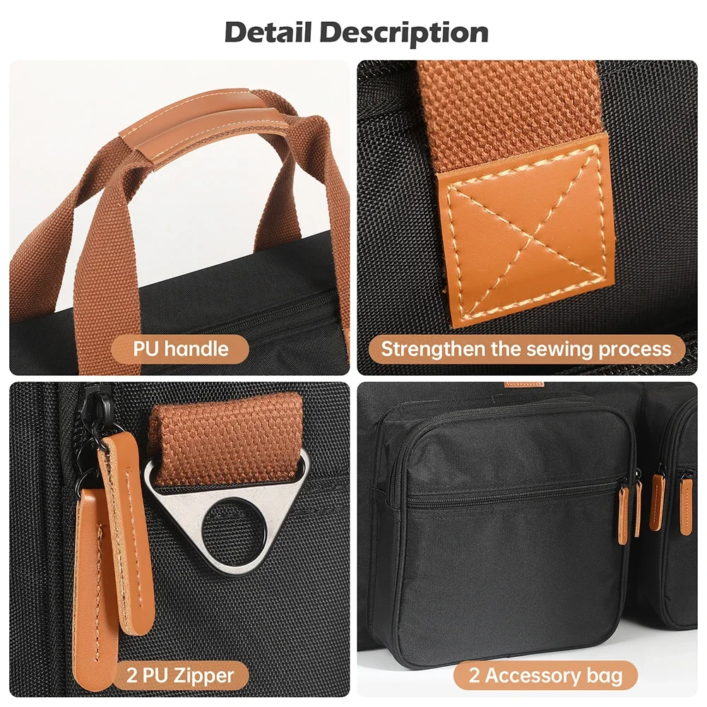 Portable DJ Controller Padded Storage Bags Scratch-resistant Travel Carrying Storage Bags for Pioneer DJ DDJ-800 DDJ-FLX104 FLX6