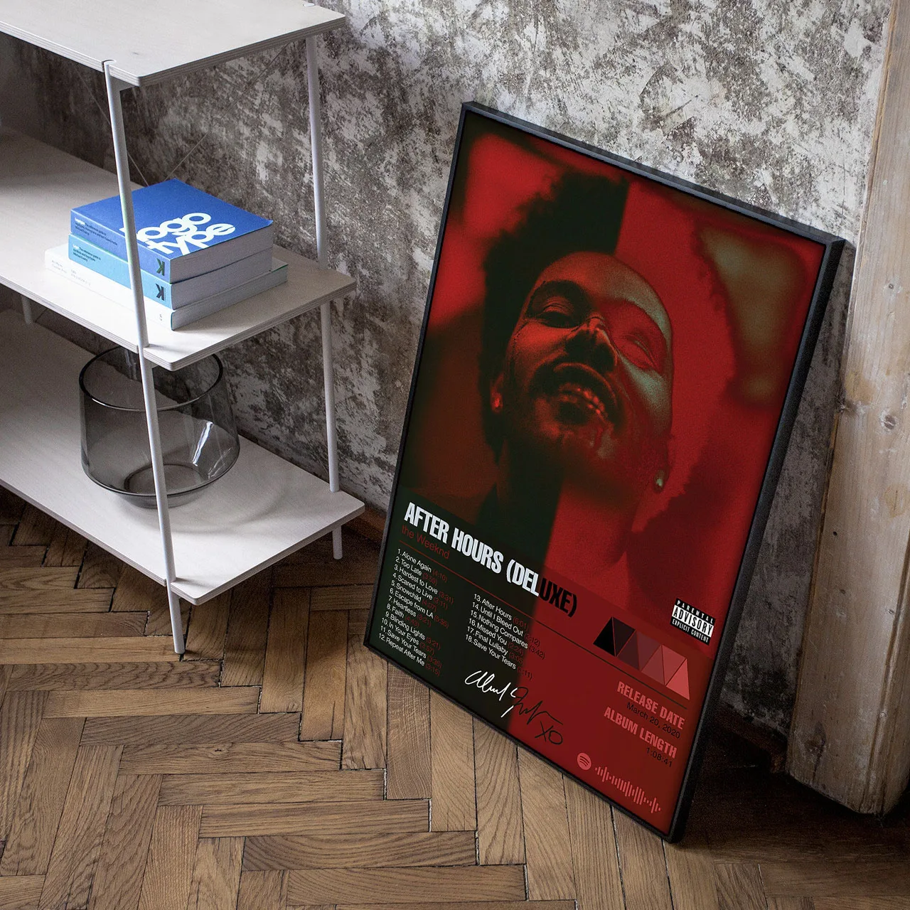 Music Hot Album Star The Weeknd Starboy Poster Hip Hop Posters For Living Room Canvas Painting Art Home Wall Decor Picture Peckshirt