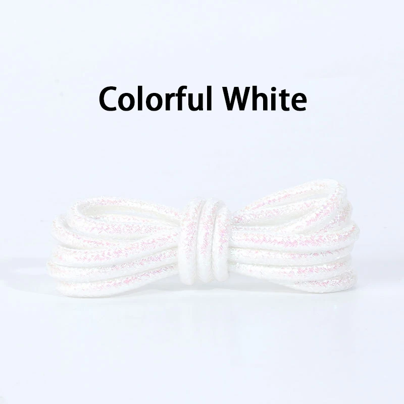 Glittering Metallic Sparkle Shoe Laces - Vibrant Shiny Replacement for Sneakers, Boots & Casual Shoes