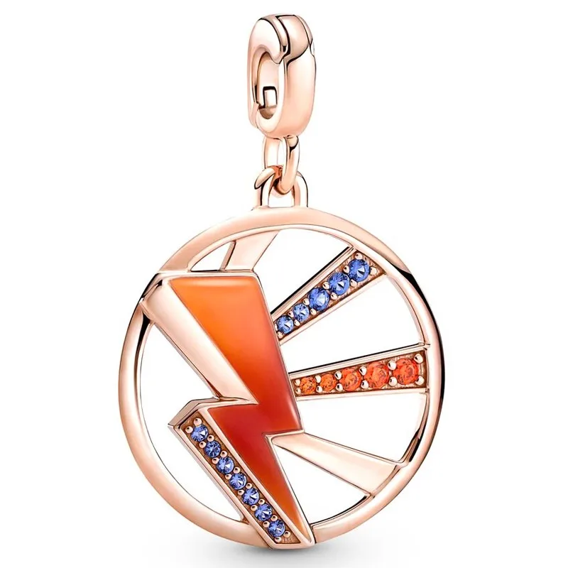 

Authentic 925 Sterling Silver Moments ME Light Me Up Medallion Dangle Charm Bead Fit Pandora Bracelet & Necklace Jewelry