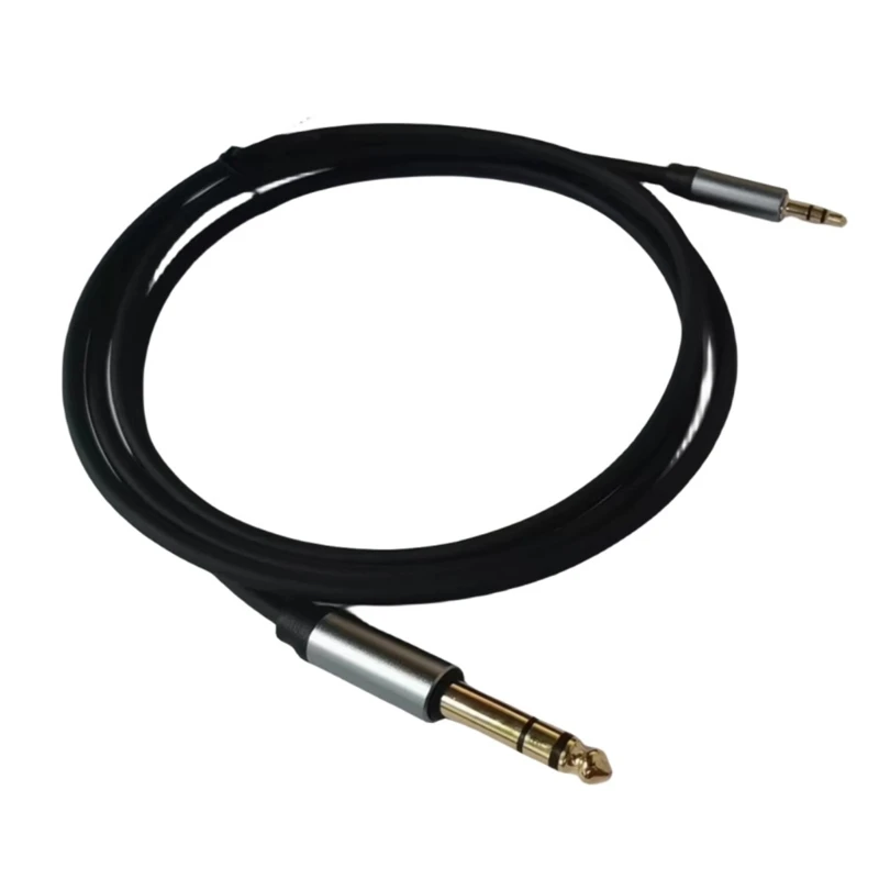

6.35mm to 3.5mm Cable for Electric Guitar Mixing Console Powered Speaker