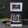 1.5L American Coffee Machine 12 Cups Automatic Drip Coffee Maker Glass Kettle Coffee Maker for Home And Office 2
