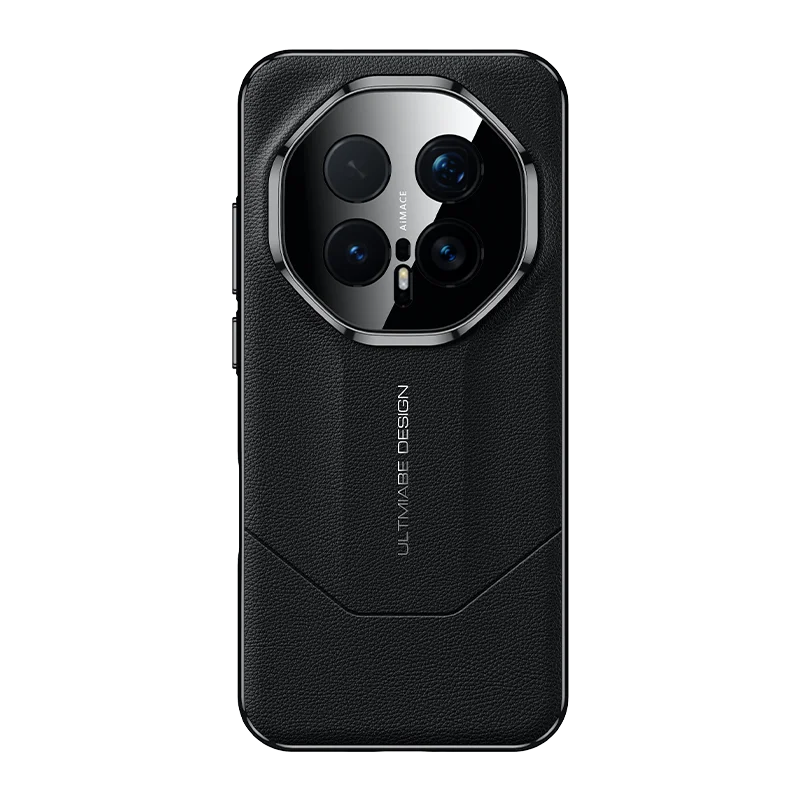 Ultimate Design Rigid Lens Shield Protection Case in Imported Vegan Leather Plating