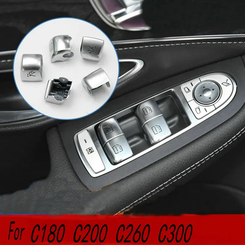 Interruttore A Pulsante Alzacristallo Per Interni Auto Per Classe C W205 C180 C200 C260 C300 C63 W204