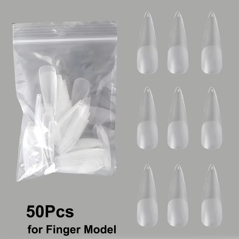 Manicure Practice Finger Model Nail Art Training Hand Silicone False Finger Natural Nail Tips DIY Nail Display Manicure Tools