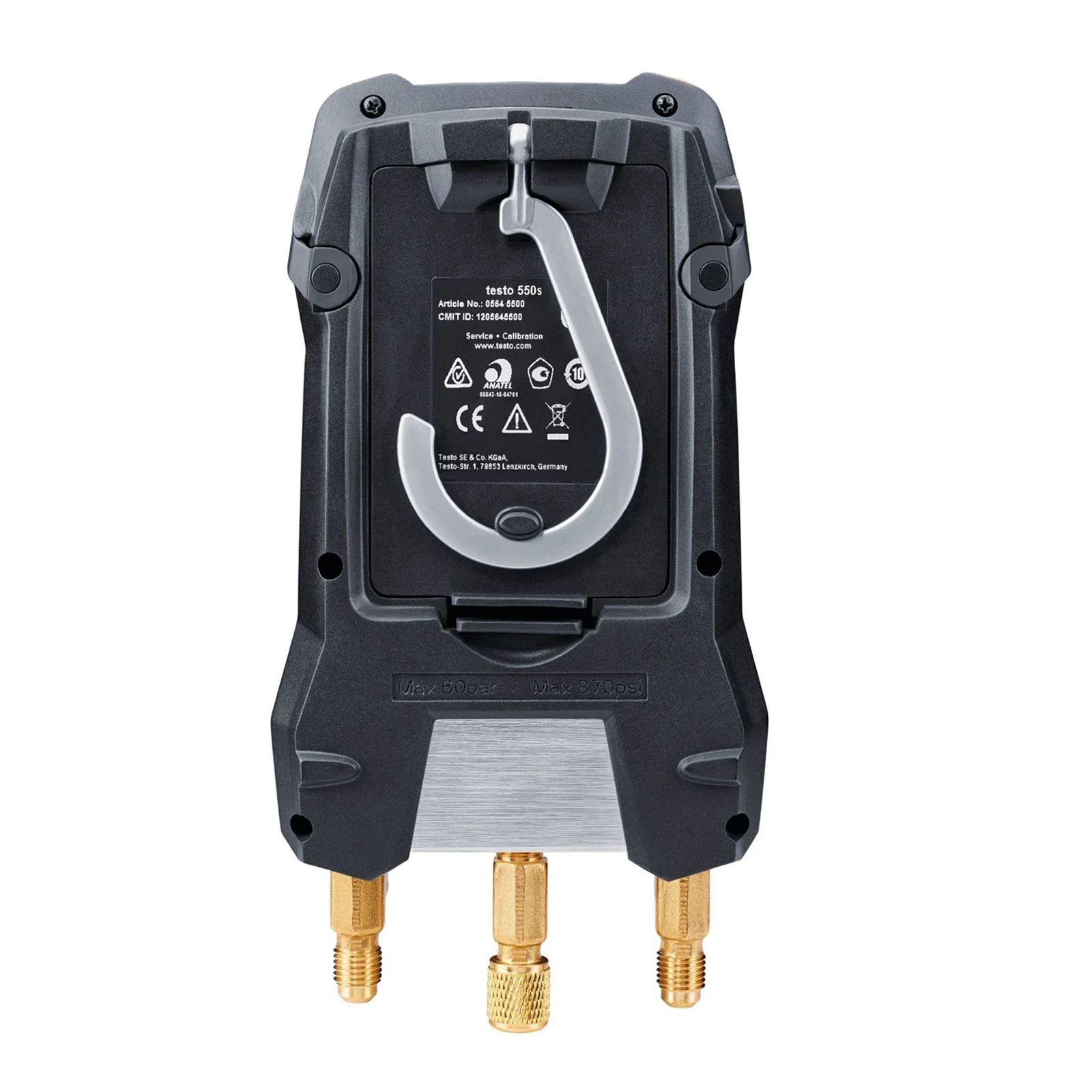 Testo550S 스마트 디지털 매니폴드 에어컨 압력 게이지, 무선 블루투스 연결 냉매 계량기, 0564 5501