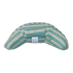 Child Car Seat Headrest Pillow and Neck Support Pad for Comfortable Travel (A Green)