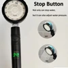 LED Digital Temperature Display Shower Head Temperature Control Colorful Fan Spray Nozzle High Pressure Rainfall Bathroom Shower 4