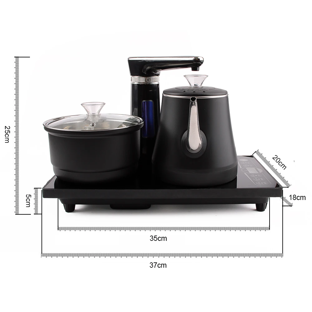 Automatic Pump Hot Water Dispenser Boiler Stainless Steel Teapot Electric Kettle Heater Noodle Cooker Pasta Pot Cooking Stove EU 6
