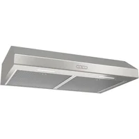 Fast Shipping.home.NuTone BCDF136SS Glacier Range Hood with Light Exhaust Fan for Under Cabinet, Stainless Steel, 36-Inch 1