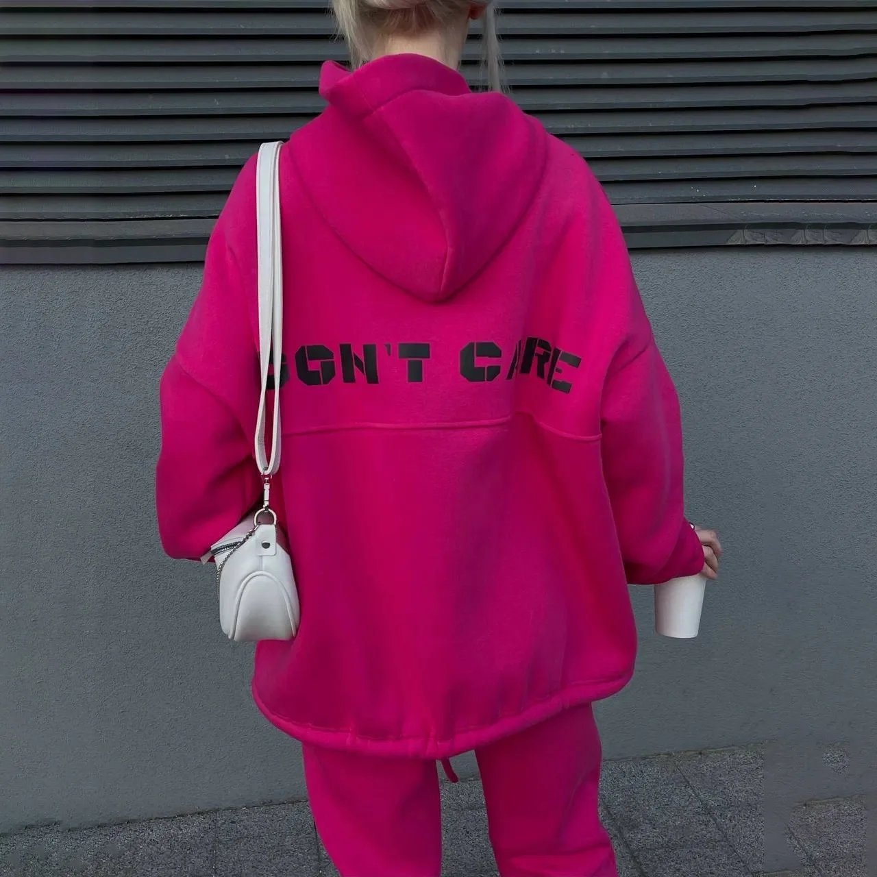 

Oversized Hoodies Two Piece Sets Womens Outifits Letter Printed Sweatshirts Suit Y2k Tracksuit Autumn Winter Fashion Streetwear
