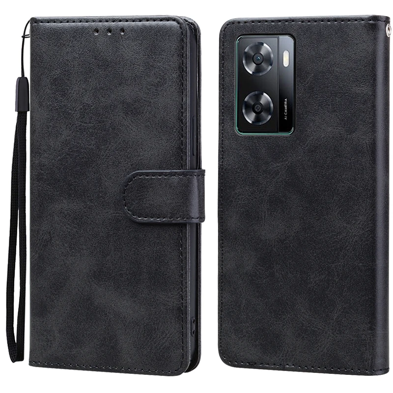 Luxury Wallet Leather Flip Phone Case - Stylish Protective Cover in Classic Design