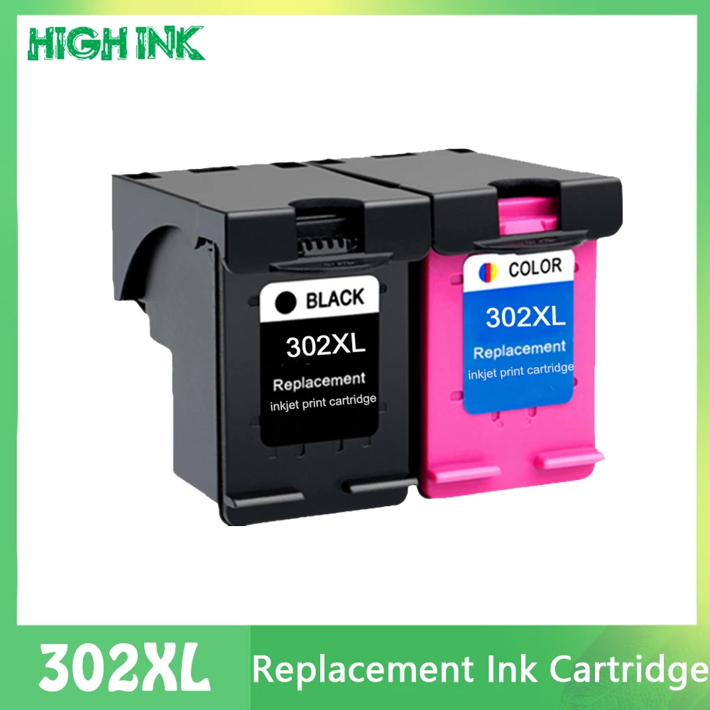 

Compatible 302XL Replacement for HP 302 hp302 302xl for HP302 XL Ink Cartridge for HP Deskjet 1110 1111 1112 2130 2131 printer