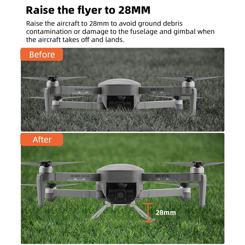 Foldable Landing Gear for Beast SE SG906 MAX2 Drone Height Extender Lightweight Increase Accessories