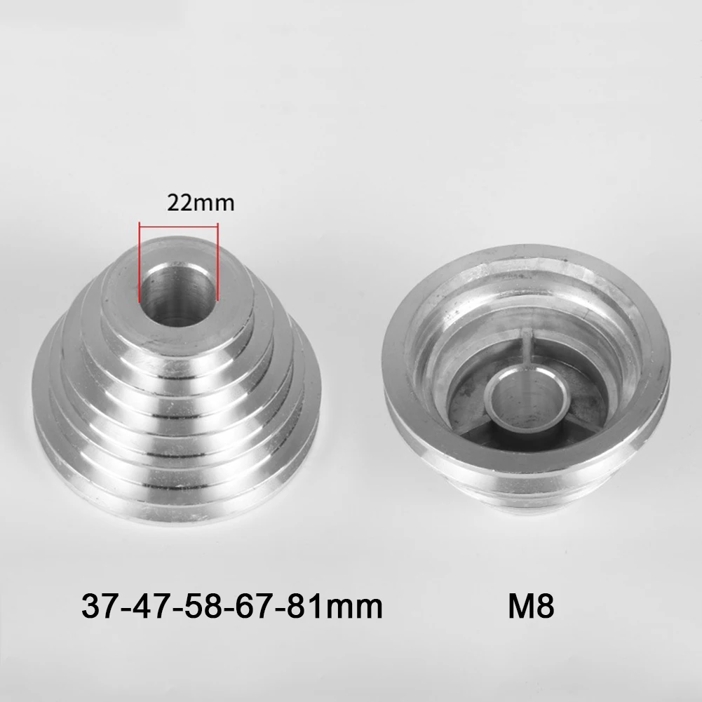 고성능 알루미늄 파고다 도르래 휠, 벤치탑 드릴 프레스 A 타입, V형 타이밍 벨트, 14mm 및 22mm