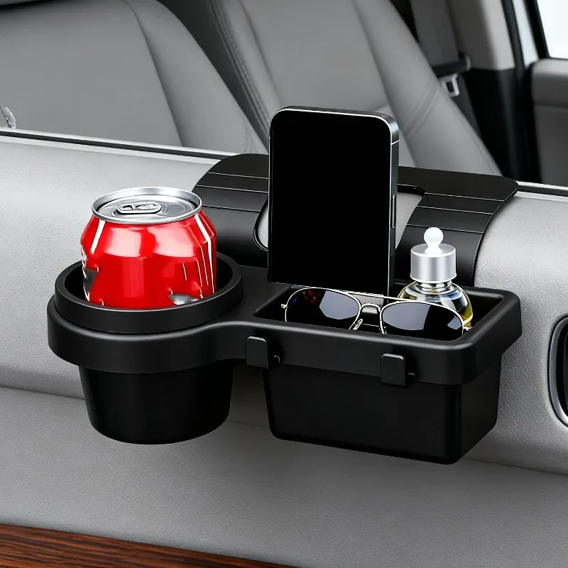 Car Organizer Box Side Door Window Storage Pocket Multifunctional Hanging Storage Rack with Cup HolderAuto Interior Accessories