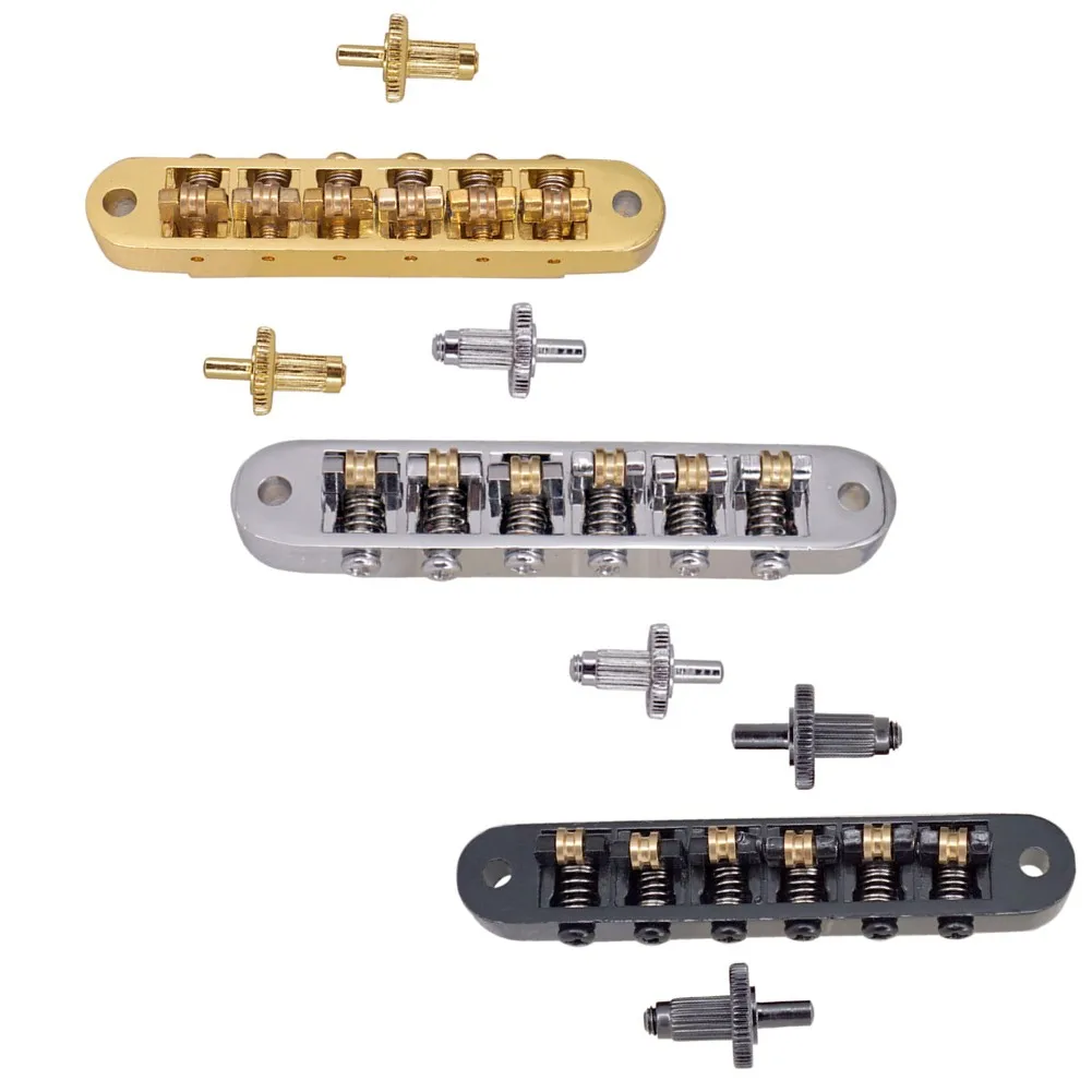 Roller Saddle Bridge Guitar Roller Saddle Bridge Per Les Paul Epi Accessori Per Chitarra Elettrica Per 6 Strumenti A Corda