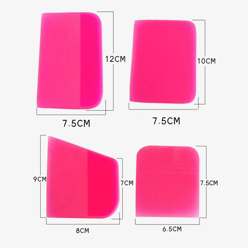 Car anti-scratch TPU coating soft scraper film vinyl spatula window tinting wrap cleaning tool