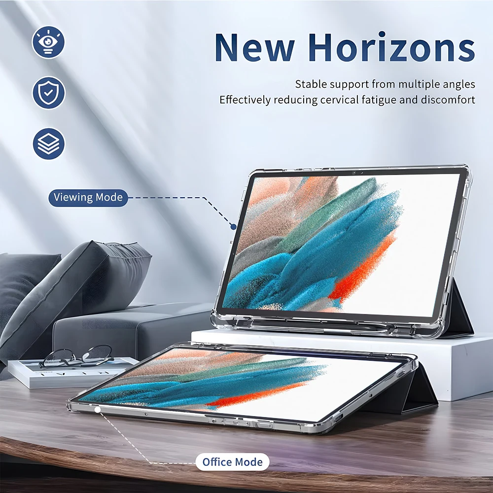 Flip Smart Cover with Transparent Back Shell and Auto Wake/Sleep