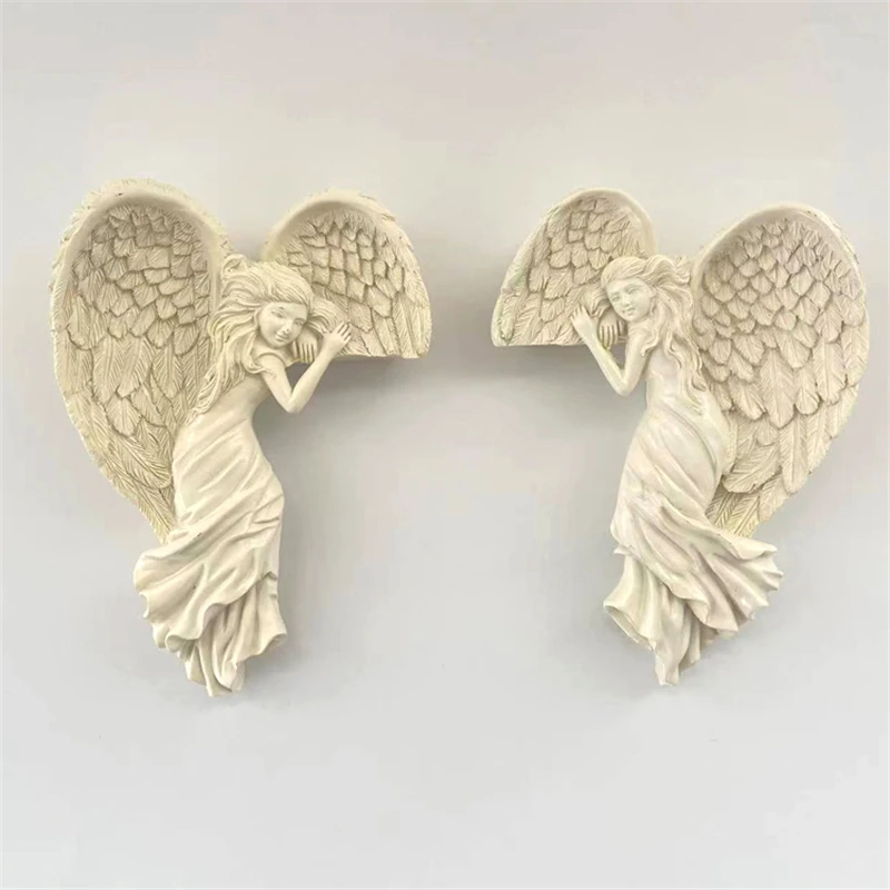 Creative Angel Wings Statue Resin Sculpture Doorframe Decoration