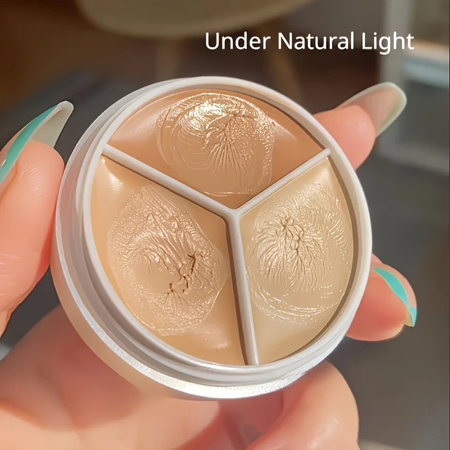 1pc Concealer Palette Cream Waterproof Long Lasting Cover Spots Acne Marks Dark Circles Moisturizing Foundation Face Makeup 2
