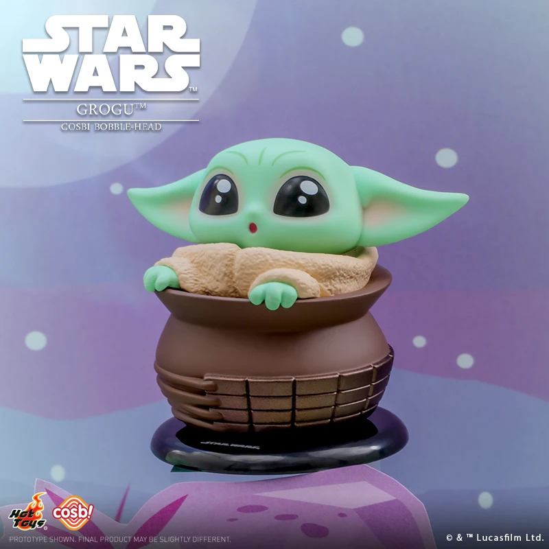 Hot Toys Star Wars Yoda Grogu Cosbi Bobble-Head Collection