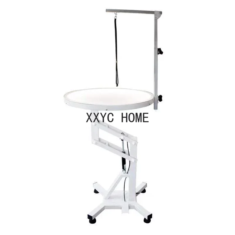 

Pet Electric Lifting Luminous Table round Table Eight-Immortal Dogs and Cats Beauty Cosmetic Table