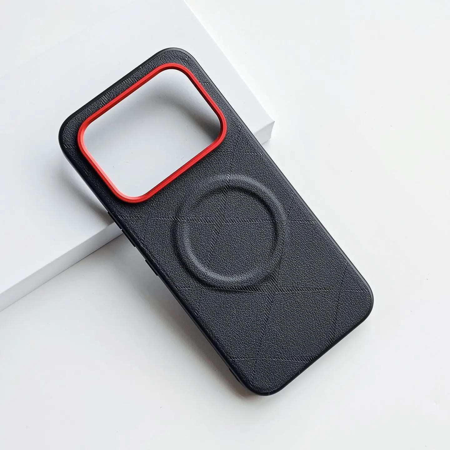 Luxury Matte Metal Lens Magnetic Anti-Fingerprint Phone Case with Anti-Shake Protection