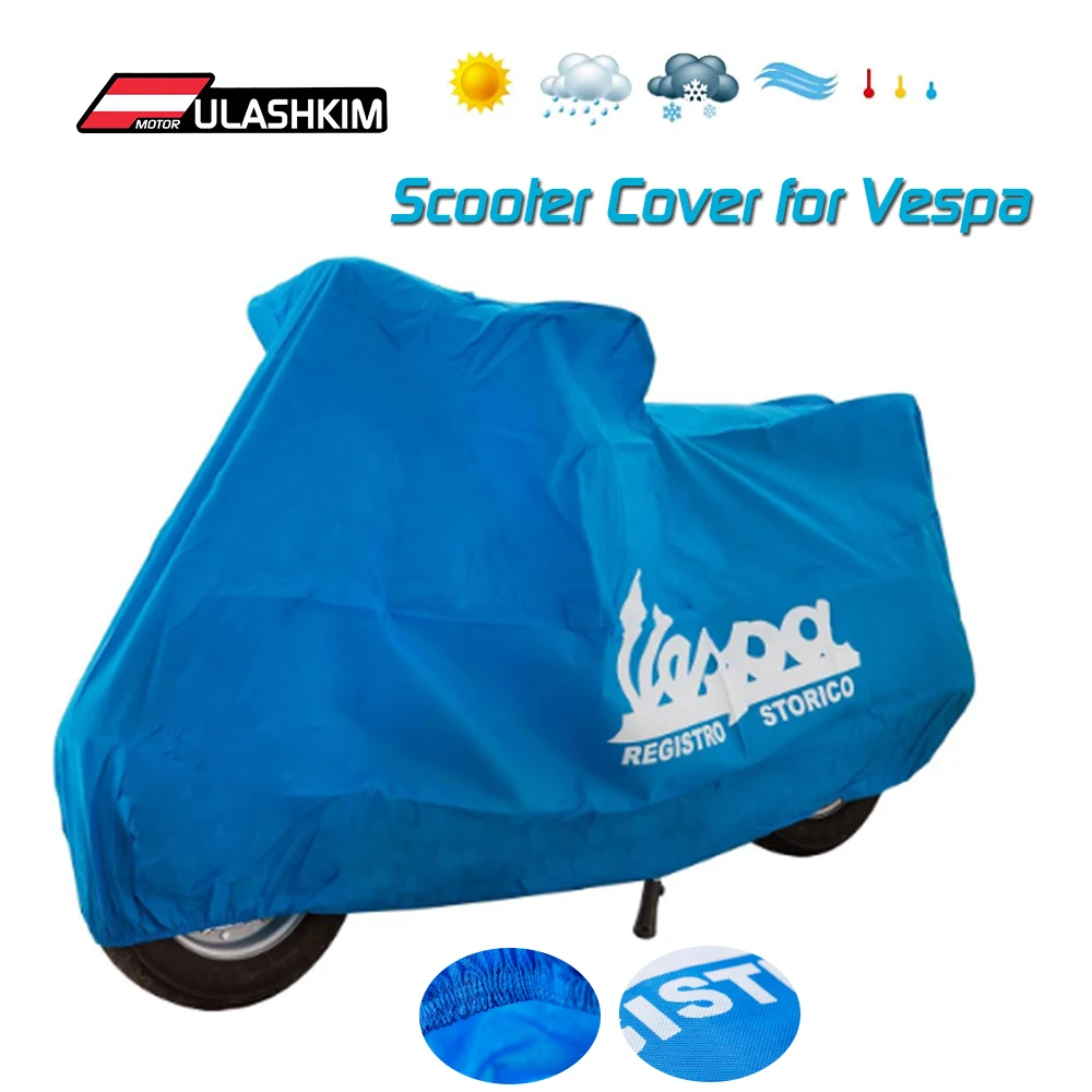 Cubierta de motocicleta Vespa Scooter, cubierta de ropa de motocicleta Vespa