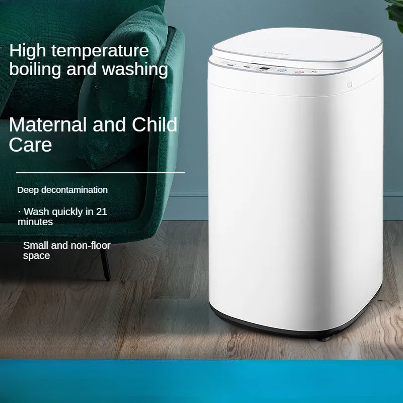 3-15kg Washing Machine Full-automatic High Temperature Sterilization Baby Underwear Washing Hot Drying Machine