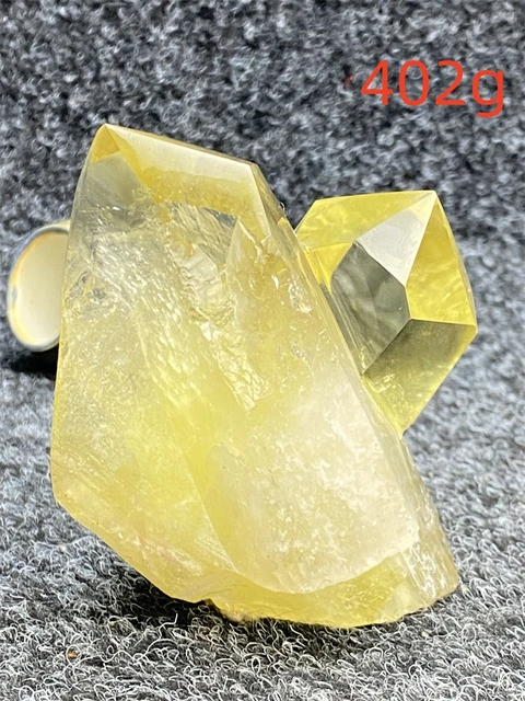 自然な黄色のクォーツシトリンのクラスター,ミネラル,肌色,厳選