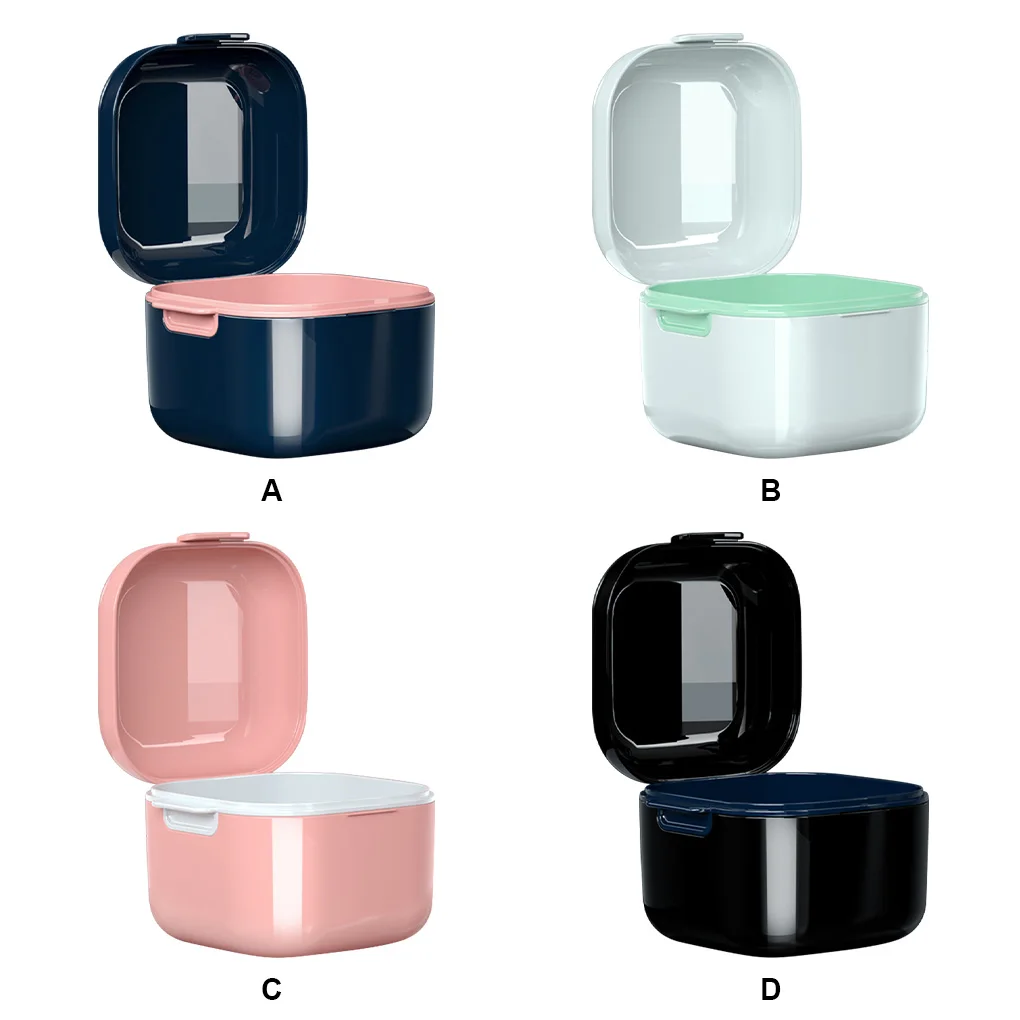 

Mouthguard Case False Teeth Storage Box Immersing Organizing Container