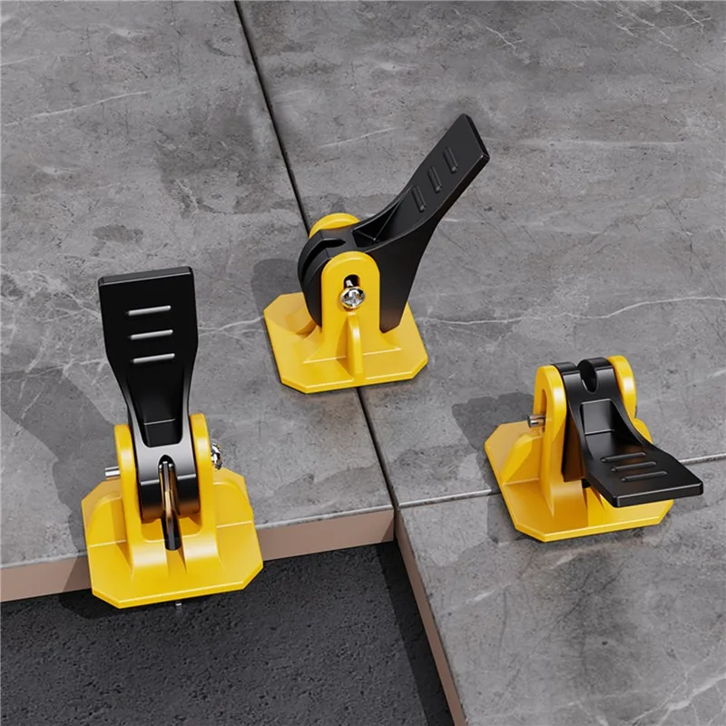 50pcs Construction Tile Tools Tile Leveler Adjuster Tiles Leveling System Plastic Adjuster Wall  Floor Positioning Tool Locator