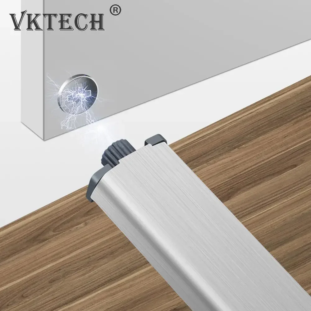 Magnetic Cabinet Catches Door Stopper Cabinet Catches Stainless Steel Push To Open Touch Damper Soft Quiet Closer 10pcs