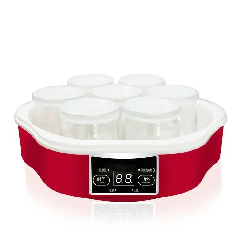 Electric Yogurt Maker, Portable Mini Electronic Automatic DIY Home 1.3L Yogurt Maker Machine With Stainless Steel Liner 3