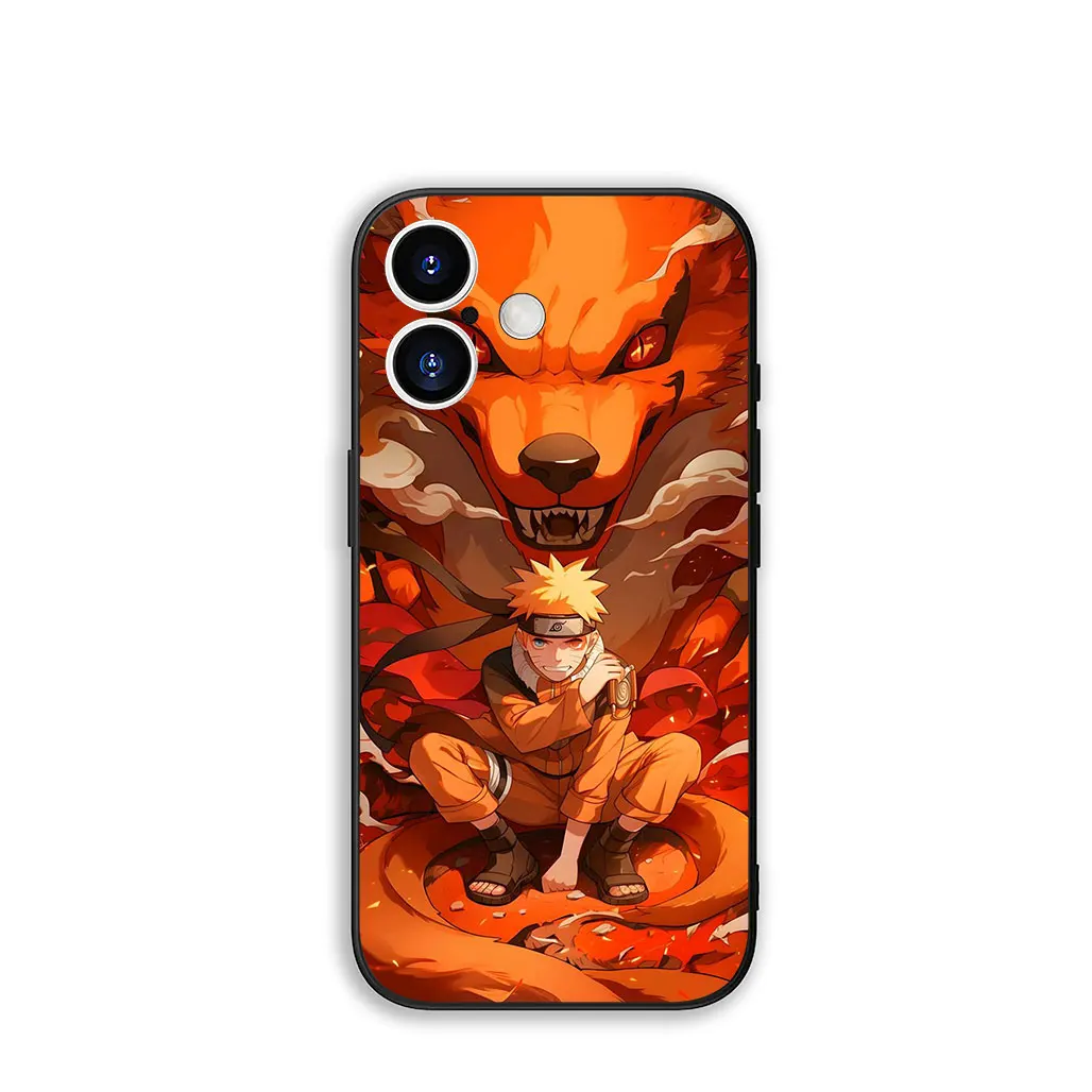Hinata Hyuga & Kakashi Naruto-Themed Phone Cover Case