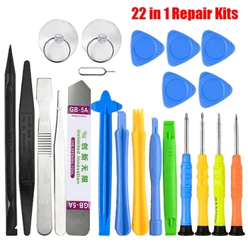 22-In-1 Mobile Phone Repair Tool Kit - Multi-Function Disassemble Set, Anti-Skid Screwdriver for iPhone