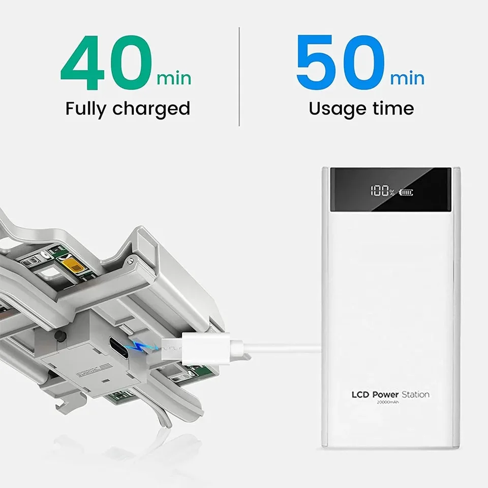 Springwillfly Fahrwerk Mit LED Für DJI Flip - Faltbares Landegestell Mit Beleuchtung
