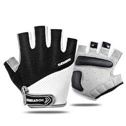 GTUBIKE Anti - Slip Shock Absorbing Padded Cycling Gloves - Short Finger Sports Gloves - M (Black)