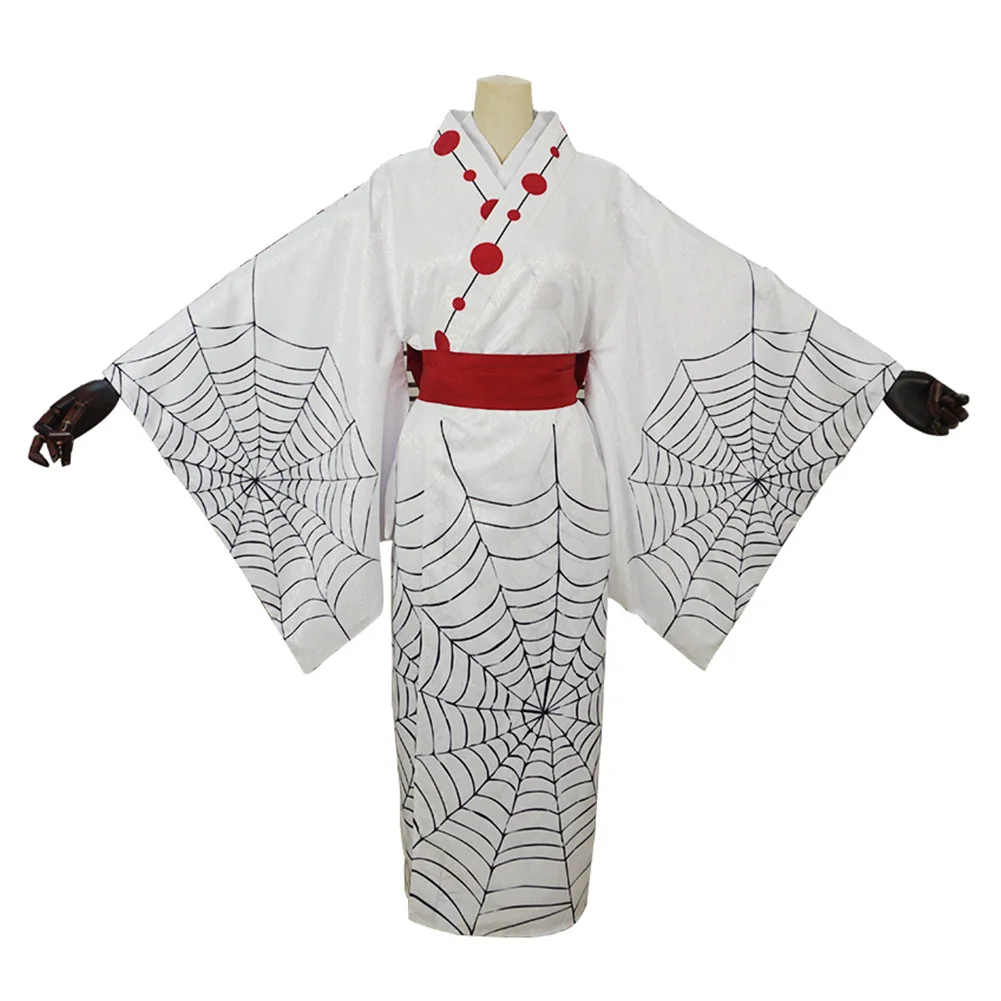 

Kimetsu No Yaiba Rui Cosplay Costume Kimono Dress Suit For Adult Women Girls