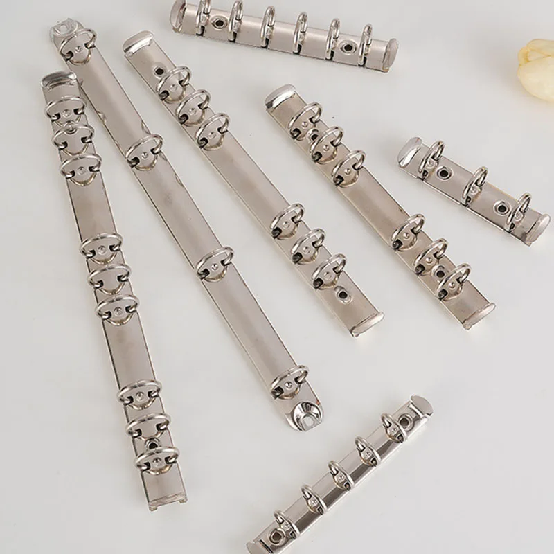 5pcs A4/A5/A6/A7/A8/B5/문구용 금속 액세서리 메모장 바인더 클립 노..