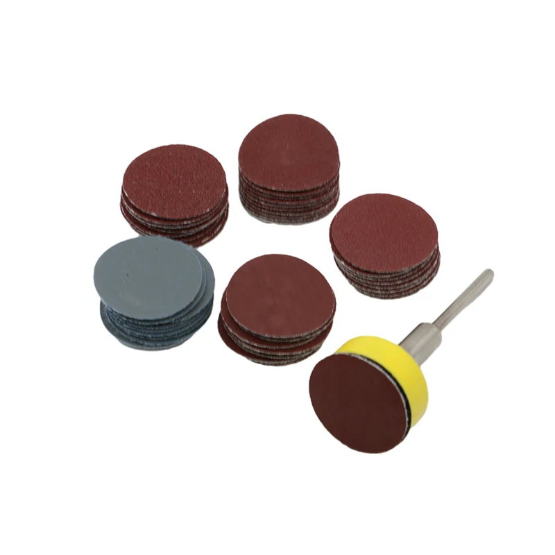 100Pcs 1inch 25mm Sanding Discs Pad 100-3000 Grit Abrasive Polishing Pad Kit for Dremel Rotary Tool Sandpapers Accessories