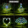1 Pc Solar Fireworks Light With 8 Lighting Modes, Ip65 Waterproof Outdoor Holiday Decoration Solar Light For Courtyard Channels 5